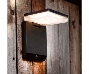 Lutec Moze solaire Applique murale LED avec détecteur de mouvements, 6943101012,