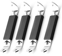 LUTER 4 Pièces 11x2.3cm Ouvre Bouteilles Magnétiques, Ouvre Bouteilles Manuels en Acier Inoxydable Poinçon Can Tapper Avec Aimant Pour Boissons Canettes de Bière