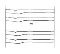 LUTH Premium Profi Parts Grille de maintien compatible avec Whirlpool 480121103435 gauche pour plaques de cuisson et grilles de four