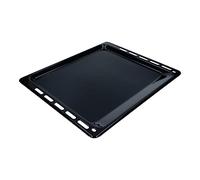 LUTH Premium Profi Parts Plaque de cuisson Lèchefrite émaillée anti-rayures 44,5 x 37,5 x 1,7 cm pour four cuisinière compatible avec Whirlpool 481010683241 481241838128 481010426480 481010539881