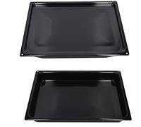 LUTH Premium Profi Parts Set 2x Plaques de cuisson émaillées 458x364x17mm et 458x364x54mm pour four compatibles avec Gorenje Privileg 274662 222709
