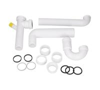 LUTH Premium Profi Parts Siphon double 1 1/2" x 50 mm de diamètre