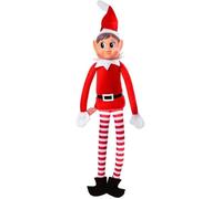 Lutin Farceur - SHOP-STORY - 35 cm - Vinyle et Tissu - Rouge - Décoration Intérieure