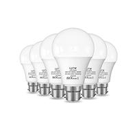 LUTW Ampoule LED A60 9W = 60W 900lm Blanc Chaud 3000K Lot de 6 | Ampoule B22 LED, Ampoule a Baïonnette Non Dimmable, Sans Scintillement, CRI 80, pour l'Éclairage Domestique