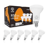 LUTW Ampoule LED E14 5W = 40W 500LM Blanc Chaud 3000K Lot de 6 | Ampoules Spot LED E14, Ampoule Réflecteur R50 E14, Non dimmable, Économie d'énergie, Sans Scintillement, CRI 83