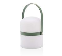LUUK LIFESTYLE Lampe de table LED sans fil pour jardin, véranda et salon, alimentée par batterie avec lumière blanc chaud, en vert