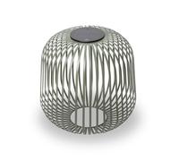 LUUK Studio Lanterne Solaire Grande, Rechargeable Lampe de Terrasse, sans fil étanchéité IP65 pour usage intérieur et extérieur, Decoration jardin, Eclairage Balcon, Patio, Lumière dimmable, Vertforêt