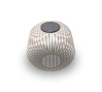 LUUK Studio Lanterne Solaire, Rechargeable Lampe de Terrasse, sans fil étanchéité IP65 pour usage intérieur et extérieur, Decoration jardin, Eclairage Balcon, Patio, Lumière dimmable, Marron foncé
