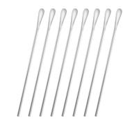 luvtree Lot de 8 cuillères à café réutilisables en acier inoxydable de 21,8 cm - Cuillères à café, cocktail et thé glacé réutilisables - Passe au lave-vaisselle