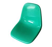 Luwecf Chaise avec Dossier En Plastique, Siège Baquet En Plastique, Conception sous Vide à Double Couche, Stabilité, Durabilité, Sièges Baquets Moulés pour C, VERT