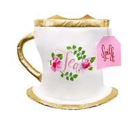 Luwecf Costume de Tasse à Thé pour Spectacle, avec Couvercle Amusants. Matière Légère et Douce. Idéal pour Les Réunions de Famille, L
