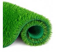 Luwecf Gazon Artificiel, Tapis Insonorint PP, 3cm, 1m x 6m Long. | insonorint, Revêtement Ignifuge, Protection climatiseurs, Pr résints urbains