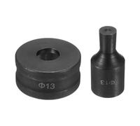 Luwecf Jeu de Matrices de Perforation, Outil de Poinçonnage, Matrice Ronde de Rechange, Acier 40Cr, Coupe Nette, Installation Facile, Compatible avec Les, 1.3 Cm