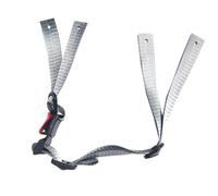 Luwecf Mentonnière de Casque Lanière de Sécurité Sangle Réglable Pièce de Rechange Universelle avec Montage Simple pour Une Utilisation Immédiate Adaptée Po, Gris
