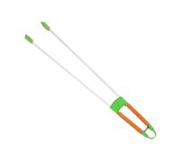 Luwecf Pince Ramasse-déchets Outil Préhension Résistante Poignée Confortable Alliage Aluminium Portable Adaptée pour Jardin Pelouse Cour Rue Toilettes, Chef Ppr