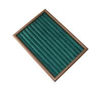 Luwecf Plateau de Rangement pour Bijoux Rectangulaire Présentoir pour Boucles d'oreilles et Anneaux Organisateur Parfait pour Bracelets Coffret pour Broches