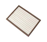 Luwecf Plateau de Rangement pour Bijoux Rectangulaire Présentoir pour Boucles d'oreilles et Anneaux Organisateur Parfait pour Bracelets Coffret pour Broches