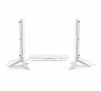 Luwecf Portable Face Light Lampe pour Maquillage Éclairage de Visage Barre Lumineuse Réglable Lampe de Table avec Trépied Antidérapant et Intensité Modulable, Blanc