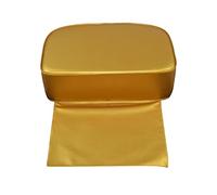 Luwecf Rehausseur de Coiffure Enfant Siège Coussin Salon Matériel PU Cuir Protection Adapté Coiffure Enfant Salon Spa Équipement Chaise de Styliste U, d'or