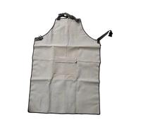 Luwecf Tablier de Protection pour Soudeur, Tablier Résistant à La Chaleur, Tablier de Jardinage avec Poche avant, Vêtements de Soudeur, Vêtements de, 60cmx90cm Gris