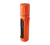 Luwecf Tube de Rangement Électrode Soudure avec Diviseur Contenant Bandoulière Isolé Hermétique Matériau PP Adapté Aux Accessoires Soudeur Atelier Industriel, Orange
