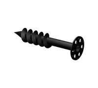 LUX ELEMENTS Cheville à visser FIX-SD 80, 8 cm de longueur (sachet de 10 pièces), FIX-SD 80 LFIXZ1110, noir