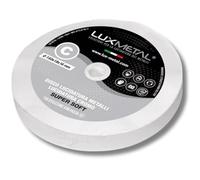 Lux Metal - Disque de Polissage Excellente sur tous les Métaux (Super Soft 150 mm) - Idéal pour Aluminium, Acier Inoxydable, Laiton, Cuivre, Bronze, Fer, Chromages - À utiliser avec une Pâte Abrasive