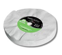 Lux Metal Disque Polissage Ultra Doux 300 mm Coton Flanelle Disques Pour Polissage Miroir Aluminium Chrome Métal Acier Inoxydable Roue Polissant Meule Laiton Cuivre Bois Marbre Plexiglass Argent