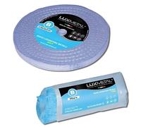 Lux Metal - Kit 1 Disques de Polissage de 200 mm et 1 Pâtes Abrasives de 350 gr - Parfaits pour polir des métaux tels que l'aluminium, le fer, l'acier inoxydable, le laiton, le cuivre, l'or, le marbre