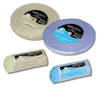 Lux Metal - Kit 2 Disques de Polissage de 200 mm et 2 Pâtes Abrasives de 350 gr - Parfaits pour polir des métaux tels que l'aluminium, le fer, l'acier inoxydable, le laiton, le cuivre, l'or, le marbre