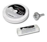 Lux Metal Kit de 1 pâte a polir 250 gr et 1 disque de polissage en coton 150 mm (S-Fine) pour polir les métaux en acier inoxydable aluminium fer poli chrome plexiglas marbre laiton cuivre