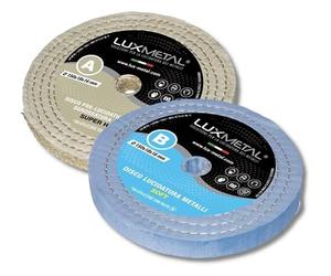 Lux Metal - Kit de Polissage 2 Disques 150 mm (Soft/Super Hard) - Idéal pour polir l'aluminium, l'acier inoxydable, le plexiglas, le laiton, et le fer - À utiliser avec pâte abrasive.