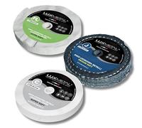 Lux Metal - Kit de Polissage 3 Disques 150 mm (Medium/Super/Ultra Soft) - Idéal pour polir l'aluminium, l'acier inoxydable, le plexiglas, le laiton, et le fer - À utiliser avec pâte abrasive.