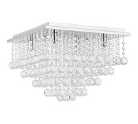 lux.pro lustre extravagant - Veli Prisma - (4 x G9 socle)(28,0 cm x 38,0 cm x 38,0 cm) cristal plafonnier