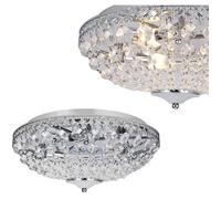 lux.pro plafonnier cristal synthétique Ø40cm lampadaire en cristal plafonnier lampe