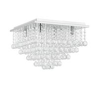 Lux_pro Plafonnier design London - Blanc chrome