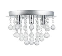 Lux_pro Plafonnier métal rond - Chromé