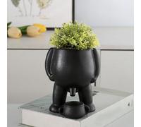 LUXBUT Piss Pot Planter Novelty Peeing Planter Pot Piss Pot for Plants Peeing Planter Pot Peeing Funny Vase Funny Gift Idea Funny Vase Home Decor Succulent Home Garden Decor Funny Plant Pots (White)