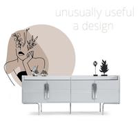 Luxe Buffet blanc Salle à manger Nouveau mobilier en bois Design moderne