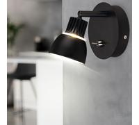 Applique LED salon salle à manger spot de lecture spot light noir pivotant Nordlux 253223