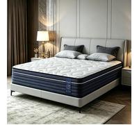 Luxe Matelas 140x200 cm, Mousse à mémoire de Forme, Ultra Respirant, Confort 10 Zone Mi-Ferme, Soutien à Haut Rebond, Ép 26cm
