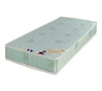 Luxe Matelas 90x200 Très Ferme Mousse Poli Lattex Indéformable - Face Laine 100% -Tissu à l'Aloé Vera - 19 cm King of Dreams