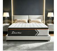 Luxe Mousse à Mémoire de Forme Matelas 140x190 cm, Fermeté Moyenne H3, Sommeil Amélioré, 10 Zones Confort, Oeko-Tex, Épais 26cm