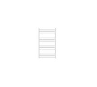 LuxeBath Radiateur de Salle de Bain Sahara 600 x 800 mm Blanc Courbé Raccord Latéral au