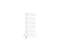 LuxeBath Radiateur Electrique pour Salle de Bain Iron EM, 600x1400 mm Blanc, avec