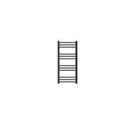 LuxeBath Radiateur Électrique Sahara 400x800 mm Anthracite, Raccord Latéral Droit et Anthrazit