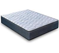 LUXIABED Matelas 135x180 Viscoélastique Dual : Côtés Différenciés. Confort + Fermeté Moyenne MemorySens. Hygiénique et Respirant. Individuel Couleur Gris. Modèle Fantasy Hauteur 30 cm