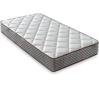 LUXIABED Matelas 90 x 200 cm, modèle Elixir. Viscoélastique double : faces différenciées. Confort + fermeté moyenne MemorySens. Hygiénique et respirant. Individuel. Couleur grise. Hauteur 22 cm