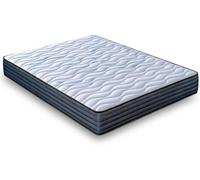 LUXIABED Matelas 90x180 Viscoélastique Dual : Côtés Différenciés. Confort + Fermeté Moyenne MemorySens. Hygiénique et Respirant. Individuel Couleur Gris. Modèle Fantasy Hauteur 20 cm