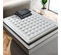 LUXIABED Matelas Memoryvex Mousse à Mémoire 90X190 Double Face Hiver/Été Ferme Moyenne Memorysens. Adaptable, Hygiénique et Respirant Simple Couleur Gris. Modèle Premium Épaisseur 30 cm